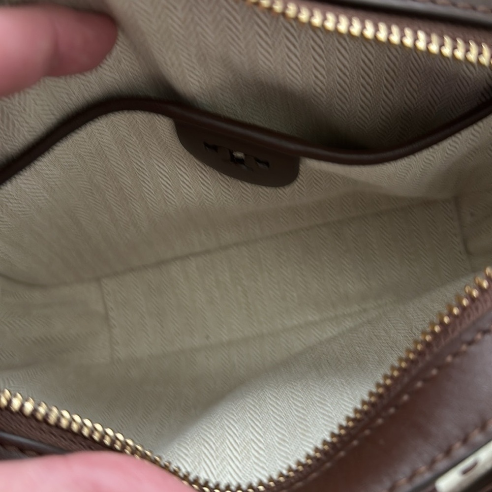 Tory Burch McGraw woven plaid camera bag - Picture 7 of 12